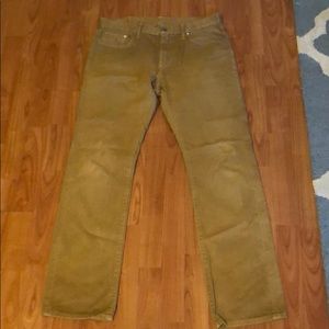 American Eagle Slim straight 32x34 khaki jeans